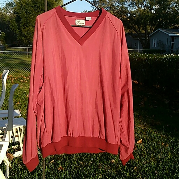 V-Neck Windbreaker Pullover
